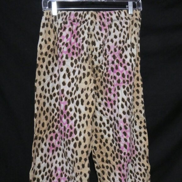 JOE FRESH | medium | 100% Cotton | Leopard Print Pajama Pants - Picture 13 of 16
